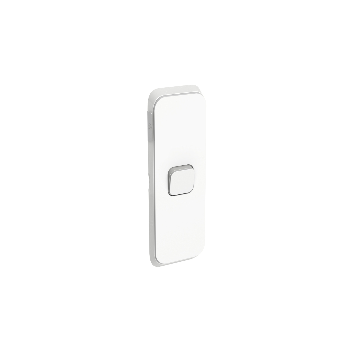 PDL361C-VW - PDL Iconic Cover Plate Switch Architrave 1Gang - Vivid White